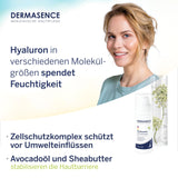 DERMASENCE Hyalusome Moisturizing Cream, 50 ml - Hydrating facial care with anti-aging effect for dehydrated skin - prevents the formation of wrinkles - with hyaluronic acid and vitamin E