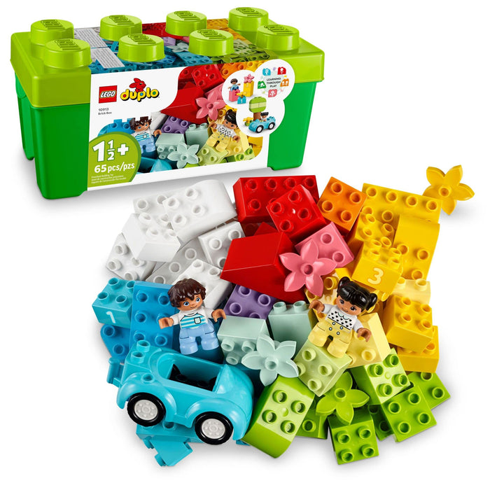 LEGO DUPLO Classic Brick Box Building Blocks - Stacking Toys for Toddlers, Ages 1.5+ Years - Learning & Educational Toys for Preschool - Develop Fine Motor Skills - Gift for Christmas - 10913