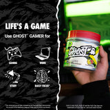 GHOST Gamer Energy and Focus Support Formula, Faze Clan Faze Up - 40 Servings - Nootropics & Natural Caffeine for Attention, Accuracy & Reaction Time - Sugar, Soy & Gluten Free, Vegan