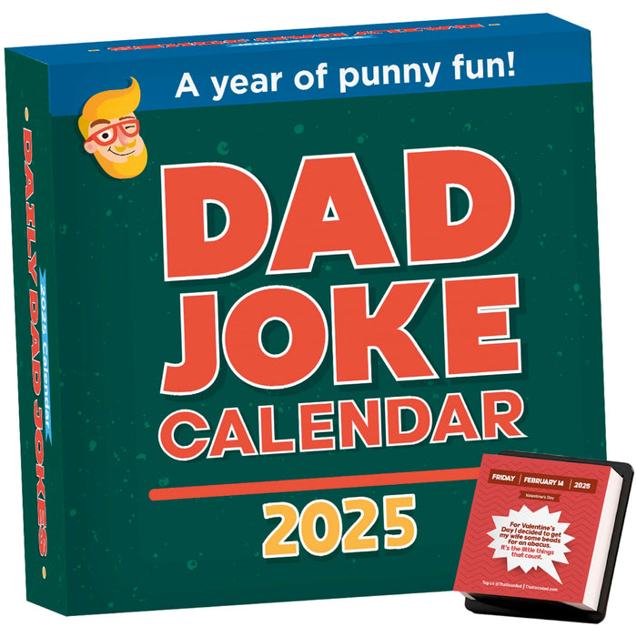 That's So Dad - Dad Joke Calendar 2025, Page A Day Tear Off Calendar Gift For The Dad Joke Lover, Great Christmas Gift, Funny Daily Dad Jokes Desk Calendar (2025 Calendar)