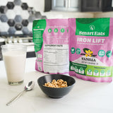 Smart Eats Iron Lift | 1st Protein Powder to Boost Iron Levels | More Energy | Better Focus | Deeper Sleep | Fuller Hair | Less Inflammation | Improved Digestion | Vanilla | 30 Scoops