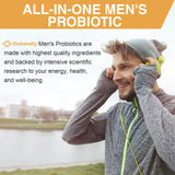 Probiotics for Men, Men Care Supplement, Gut health for men, 500 Billion CFUs & 12 Strains, Mens probiotic with Turmeric, Cranberry, Goji, for Digestive, Immune & Bloating Health, 30-Days Supply