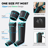 Sotion Leg Massager with Heat, Leg Compression Massager for Circulation, Full Leg Massager with 4 Modes 4 Intensities 2 Heats, Sequential Compression Device for Pain Relief