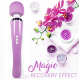 Therapeutic Personal Massager - Handheld Cordless and Powerful Wand - 8 Speeds 20 Vibrating Patterns - USB Rechargeable - Magic Recovery Effect for Women and Men, Body, Neck, Back & Shoulders