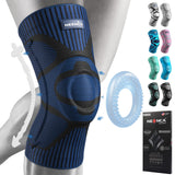 NEENCA Knee Braces for Knee Pain Relief, Compression Knee Sleeves with Patella Gel Pad & Side Stabilizers, Knee Support for Weightlifting, Running, Workout, Arthritis, Meniscus Tear, Men Women. ACE-53