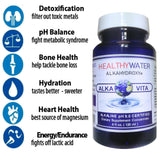 Alkaline Water Healthy Antioxidant Immunity System Booster Concentrate Family Size Makes 25 Gallons Real pH 9.0 University Certified