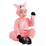 Spooktacular Creations Halloween Baby Piggy Costume with Pink BowTie for Infants, Kids Unisex Halloween Trick or Treat Dress up, Animal Themed Party (3T (3-4 yrs))