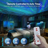 Rossetta Star Projector, Galaxy Projector LED Lights for Bedroom, Remote Control & White Noise, Night Light for Kids Room, Adults Home Theater, Party, Room Decor, Gift for Christmas, Birthday