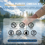 Dr.Brian Omega 3 Fish Oil Supplements, High Absorption rTG Omega 3 Wild Fish Oil 1200mg with Epa,Dha,Fatty Acids,Triglyceride,Vitamin E | Lemon Flavor(180 Softgels)