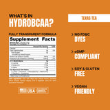 PROSUPPS® HydroBCAA® BCAA/EAA Full Spectrum Matrix, 7g BCAAs, 3g EAAS, 0g Sugar, 0g Carbs, (30 Servings, Texas Tea)