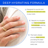 Dr. Dana Hydrating Nail Treatment and Natural Nail Strengthener for Instant Shine and Lustrous Healthy Nails - Non Greasy Gel oil Hybrid Formula - Nail Growth and Repair