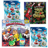 The Elf on the Shelf Advent Bundle: North Pole Sweet Spinners Advent Calendar, Elf on the Shelf's Night Before Christmas Hardcover Storybook, and 4 Mystery Elf Pet Mini Figurines