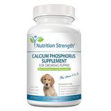 Nutrition Strength Calcium Phosphorus for Dogs Supplement, Provide Calcium for Puppies, Promote Healthy Dog Bones and Puppy Growth Rate, Dog Bone Supplement, 120 Chewable Tablets