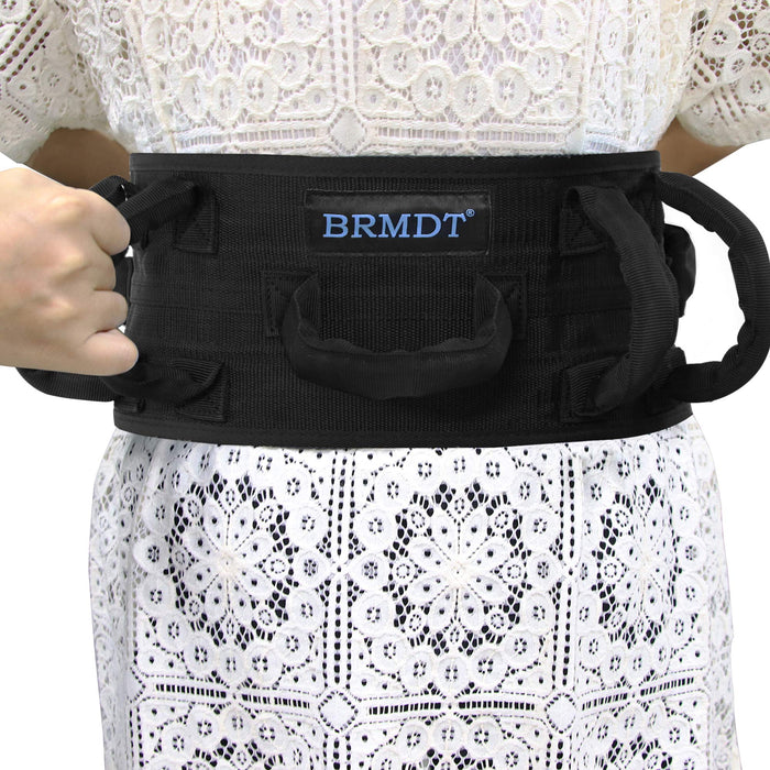 Gait Belt with Padded Handle, Seat Belt for Wheel Chair,Transfer Belts Gait Belts for Seniors and Unsteady Person,One-click Quick Release Locking Buckle,(31.5" -54")