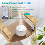 Diffuser, YIKUBEE Essential Oil Diffuser, 500ml Humidifier, Diffusers for Home, Aromatherapy Diffuser with Remote Control, Diffusers for Essential Oils Large Room