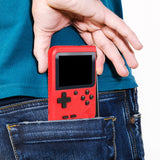 Retro Handheld Game Console, Portable Retro Video Game Console with 500 Classical Games, 3.0-Inch Screen 1020mAh Rechargeable Battery Support for Connecting TV and Two Players(RED)