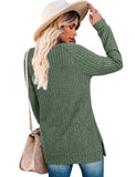 Bofell Fall Clothes for Women 2024 Trendy Long Sleeve Christmas Sweaters for Women Green L