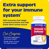 Enzymedica, Immune Defense, Extra Strength, Proteolytic Enzymes for 2X Immune & Respiratory Support, 90 Count