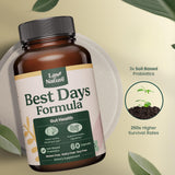 Best Days Formula Prebiotic and Probiotics for Digestive Health, Anti-Bloating & IBS Relief | Leaky Gut Repair Spore-Forming, Soil-Based ProbioSEB CSC3 with Licorice Root Extract, L-Glutamine & More