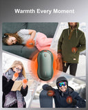 Hand Warmers Rechargeable, Electric Hand Warmers 2 Pack with Smart Chips Long Safe Heat, Portable Pocket Heater,Gifts for Christmas,Golf,Camping,Hunting, Stocking Stuffers