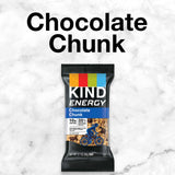 KIND Energy Bars, Chocolate Chunk, Healthy Snacks, Gluten Free, 30 Count