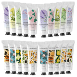 Green Canyon Spa 20 Pack Hand Cream for Dry Cracked Hands Deeply Moisturizing Hand Lotion with Shea Butter Vitamin E for Work Mini Travel Size Moisturizer Gift Set for Women