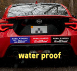 10 Pack Kamala Harris for President 2024 Car Bumper Stickers - Includes 4x6 and 3x9 Inch Waterproof Decals