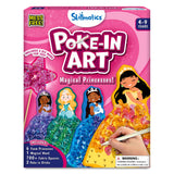 Skillmatics Art & Craft Activity - Poke-in Art Magical Princesses, Mess-Free Sewing Art for Kids, Craft Kits, DIY Activity, Christmas Gifts for Girls & Boys Ages 4, 5, 6, 7, 8, 9