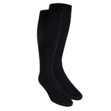 Truform Compression Socks, 15-20 mmHg, Men's Dress Socks, Knee High Over Calf Length, Black, X-Large