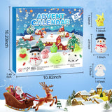 2024 Mochi Advent Calendar, 24 Days of Christmas Countdown Calendar, 24 Pcs Squishies Fidget Advent Calendar, Christmas Gift Ideas for Kids