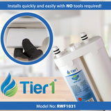 Tier1 PureSource2 Refrigerator Water Filter 3-pk | Replacement for WF2CB, NGFC 2000, 1004-42-FA, 469911, 469916, FC100, EWF2CBPA, Fridge Filter