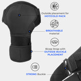 POAGL Shoulder Brace for Men Both Left and Right Arm | Pain Relief Torn Rotator Cuff Compression Support Sleeve Dislocation Stability Immobilizer Stabilizer Bursitis Injury (Black, Medium)