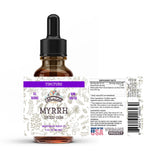 FLORIDA HERBS Myrrh Tincture, Myrrh Extract (Commiphora myrrha) for Indigestion - Non-GMO in Cold-Pressed Organic Vegetable Glycerin 670 mg, Supplements 670 mg