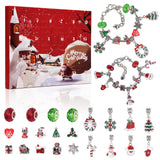 WUCENZI Advent Calendar 2023 Girls Jewelry Making Kit Kids Bracelets Christmas Countdown Calendar 24 Days