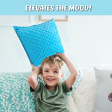 Bright Autism Hugger Pillow for Sensory Needs- Calming Vibrating pillow for kids. Therapy Relaxing tool That helps Children to soothe stress or anxiety. The perfect sleep aid for a sensory room.