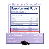 PRN nūmaqula Omega-3 – High DHA Supplement with Lutein & Zeaxanthin - 1400mg DHA & 400mg EPA in Re-Esterified Triglyceride - Important Nutrients for Macula & Retina Support – 1 Month Supply