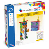 MAGNA-TILES microMAGS 70-Piece Deluxe Magnetic Construction Set, The Original Magnetic Building Brand