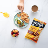 WILDE Chicken & Waffles Protein Chips, Thin and Crispy, High Protein, Keto, Made with Real Ingredients, 1.34oz Bags (Pack of 8)