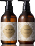 ARGANSPA Shampoo & Conditioner, 15.9 fl oz (470 ml) Each, Professional Salon Product, Silicone-Free Shampoo, Intensive Damage Repair, Head Spa, Oriental Herb Fragrance