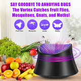 Indoor Insect Trap,Fruit Fly Trap Indoor for Home,Gnat Traps for House, Mosquito Traps,Zapper Fly Traps Catcher for Mosquito Hanging on The Wall,Bugs Trap with UV Light for Indoor,Home
