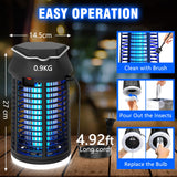 Endbug Bug Zapper with LED Light, Waterproof Bug Zapper Outdoor Indoor, Mosquito Zapper Outdoor Electric Fly Zapper, Mosquito Killer Fly Trap for Outside Patio Garden Backyard Home (Remote Control)