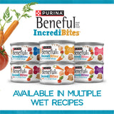 Beneful IncrediBites Pate Wet Dog Food for Small Dogs with Chicken and Bacon Flavor in a Savory Gravy - (Pack of 12) 3.5 oz. Cans