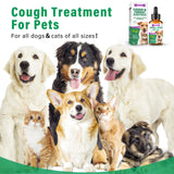 Dog Cough Treatment - Herbal Dog Cough Relief Drops for Allergy, Dry, Wet & Barky Cough - Allergy Relief Immune Supplement for Dogs of All Breeds & Sizes