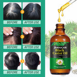 Jamaican Black Castor Oil, Organic Castor Oil for Hair Growth, Cold Press Unrefined, Thicker Eyelashes and Eyebrows, Massage Oil for Aromatherapy 60ML