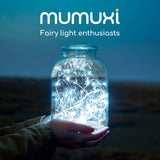 MUMUXI LED Fairy Lights Battery Operated String Lights [12 Pack] 7.2ft 20 Battery Powered LED Lights | Mini Lights, Centerpiece Table Decorations, Wedding Party Bedroom Mason Jar Christmas, Cool White