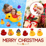 Advent Calendar 2024, Christmas Rubber Duck Set,Fun Rubber Duck Advent Calendar Toys, 24 Days Joyful Christmas Countdown, Suitable for all kinds of people, Holiday Party Gifts, Decorations (B2PCS)