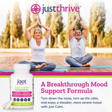 Just Thrive - Just Calm - Cortisol Manager - Calming, Memory, and Mood Support Supplement - Vegan, 30 Calm Capsules