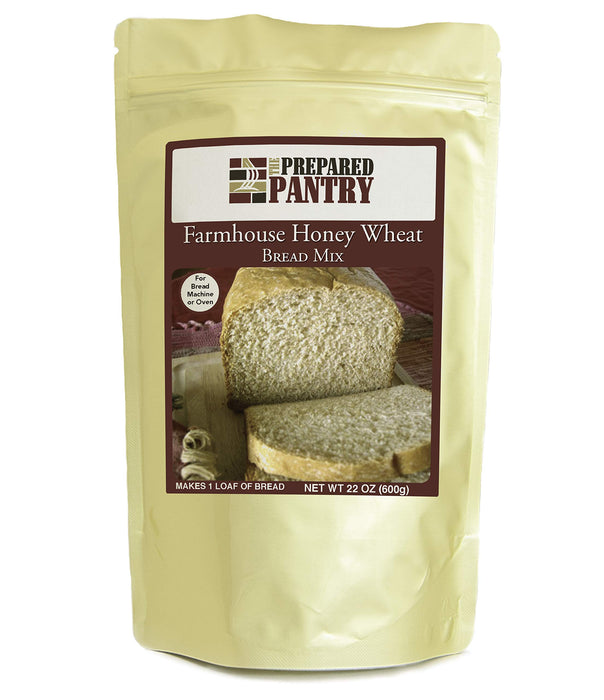 The Prepared Pantry Farmhouse Honey Wheat Bread Mix; Single Pack; For Bread Machine or Oven