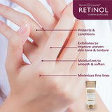 Retinol Anti-Aging Hand Cream – The Original Brand For Younger Looking Hands –Rich, Velvety Hand Cream Conditions & Protects Skin, Nails & Cuticles – Vitamin A Minimizes Age’s Effect on Skin