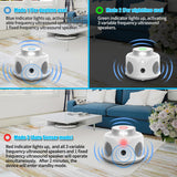 Ultrasonic Pest Repeller Indoor,Rodent Repellent Ultrasonic Plug in,Squirrel Mice/Rat Repellent Attic for House,Electronic Ultrasonic Mouse Repellent Devices,9 LED Strobe Lights 3 Model Switch